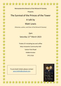 Read more about the article Talk: The Survival of the Princes of the Tower