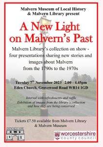 Read more about the article Talk at Malvern 7th November 2023